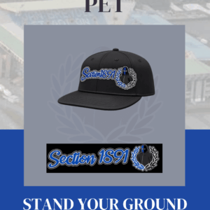 een pet met een seciton1891 design