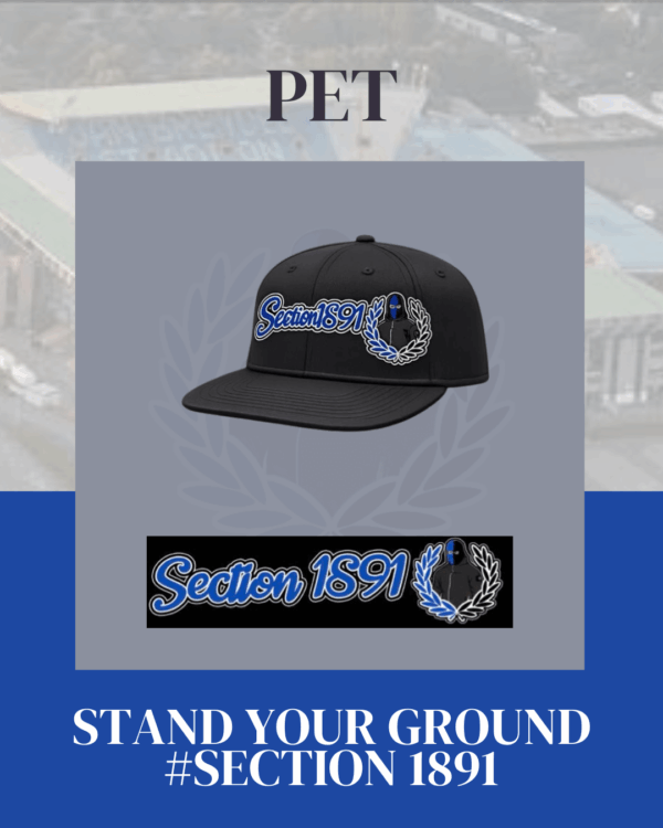 een pet met een seciton1891 design