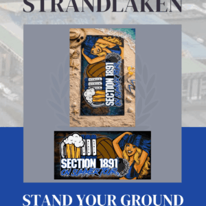 Strandlaken met een section1891 design